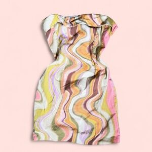 Wild fable Multicolor Strapless Dress
